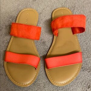 Old Navy size 6 two strap sandals